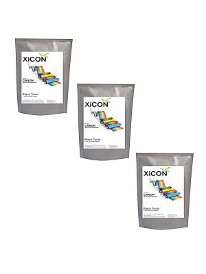 Xicon Black Toner Powder for use in Canon IR 200/400 / 3300/6000-500g (Pack of 3)