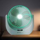 Xiqarn Table Fan | Table Fan High Speed | Powerful Rechargeable Table Fan With Light, Table Fan for Home,Table Fan for Office Desk, Table Fan For Kitchen (Medium, Multicolor)...