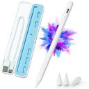 XIRON Stylus Pen For Apple Ipad Pencil With Case,Palm Rejection,Power Display,Tilt Sensitivity,Magnetic Adsorption For 2018-2022 Ipad Pro 11/12.9,Ipad 6/7/8/9/10Th,Air 5/4Th/3Rd,Mini 5/6Th Gen,White...