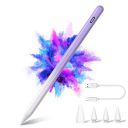 XIRON Stylus Pen, Pencil for Apple iPad with Palm Rejection, Power Display, Tilt Sensitivity, Magnetic Adsorption for 2018-2022 iPad Pro 11/12.9, iPad 6/7/8/9/10th, Air 5/4th/3rd,Mini 5/6th Gen Purple...
