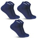 XJARVIS 3 Pairs Ankle Length Half Terry Cotton Bamboo Socks, Pack of 3...