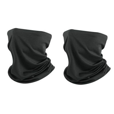 XJARVIS Bandana for Dust & Sun Protection, Comes with Cool Lightweight, Windproof, Breathable Material, Fishing Hiking Running Cycling, Black