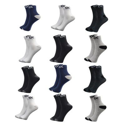XJARVIS® CUBA/LYON 12 Pairs Ankle Length Cotton Socks Men & Women Pack of 12