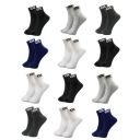 XJARVIS® CUBA/LYON 12 Pairs Ankle Length Cotton Socks Men & Women for Sports...