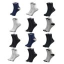 XJARVIS® CUBA/LYON 12 Pairs Ankle Length Cotton Socks Men & Women Pack of 12...