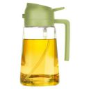 XL Kitchen Oil Sprayer for Cooking, 500ml Glass Oil Dispenser Bottle Spray (multicolor)...