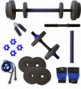 Lifelong 20 kg Chaze by Milind Soman CZPVCHGC03 PVC Home Gym Set with Gym Accessories Home Gym Combo...