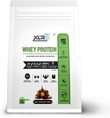 XLR8 Whey Protein with 24 g protein, 5.4 g BCAA Whey Protein  (4 pounds, Milk Chocolate Fudge)