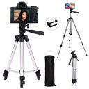 Xmate Metal Alloy Foldable Tripod | 5Kg Payload Capacity | 50-inch Adjustable Height | Camera & Mobile Phone Holder Mounted...