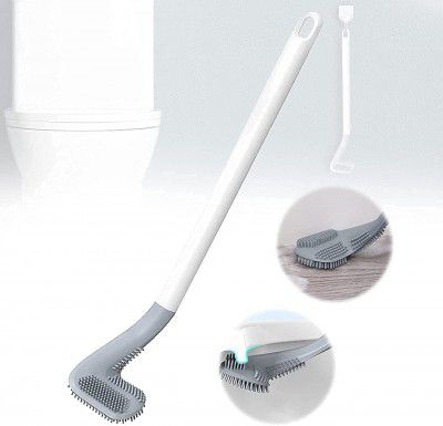 XML Toilet Cleaning Brush Golf Brush, Hockey Toilet Brush, Toilet Brush for Western and Indian Toilet, Bathroom Brush for Toilet Cleaner for Home Kitchen Accessories Items New
