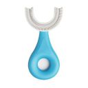 XML U Shaped Toothbrush For Kids Baby Food Grade Soft Silicone Brush Head Oral Teeth Cleaning Tools for Children- Multi color (1-U-SHAPE-BRUSH)...