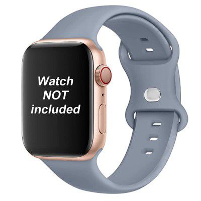 XMUXI Replacement Strap Compatible with Apple Watch Straps 41mm 45mm 44mm 40mm Soft Silicone Wristband for IWatch Series 7 6 5 4 3 SE Waterproof Sport Band Women Men (NOT Include Watch)