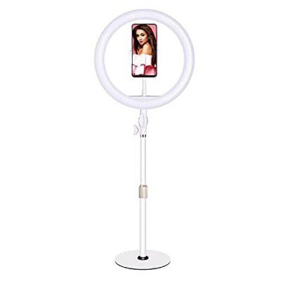 XO L03/ZD666 10 inch USB LED Ring Light with 3 Colors Modes for YouTube | Photo-Shoot | Video Shoot | Live Stream | Makeup & Vlogging - White