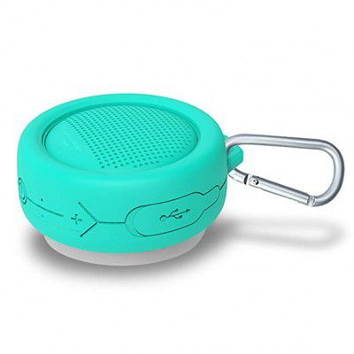 Xoopar Splash Wireless Bluetooth Speaker with Powerful HD Sound and Deep Bass (Mint)