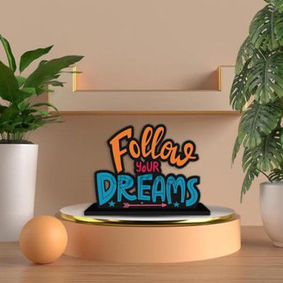 Xtore Decorative MDF Wooden Table Decor for Living Room | Bedroom | Office | Kitchen | Home Decor - (XT107)
