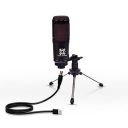 Xtreme Acoustics C01-BK-U, USB Condenser Microphone with Tripod Stand and USB Cable for Gaming, Streaming, Work from Home, Podcasting, YouTube, Voice Over, Twitch, Compatible with Laptop Desktop....
