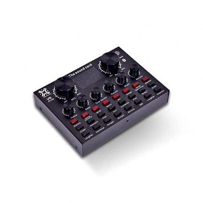 Xtreme Acoustics V8P, Portable Mobile Audio Mixer, Bluetooth Sound Card