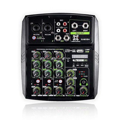 Xtreme Acoustics XAMXB4 Professional Audio Mixer