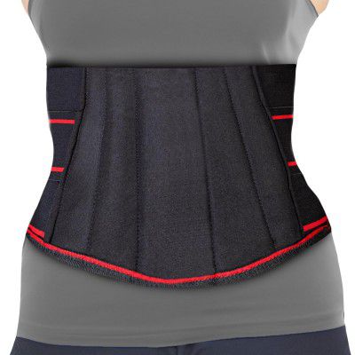 XTRIM Back Support Belt (Black, Large, 1 Unit)