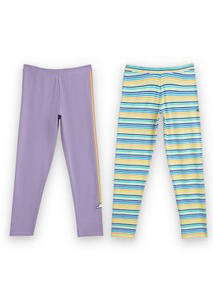 XY Life Playmate Cotton Leggings for Girls, Relaxed Fit