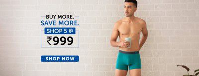 XYXX Premium 5 Innerwear at Flat ₹999