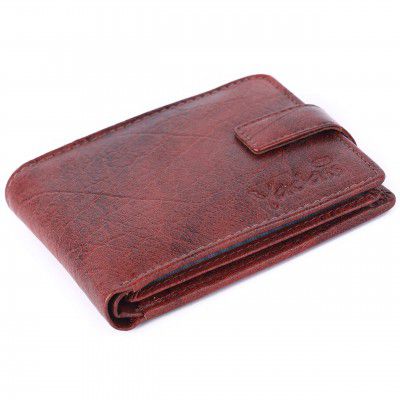YADASS RFID Protected Leather Bi-fold Wallet for Men I 8 Card Slots I 2 Currency Compartments (YD-22109-BW)