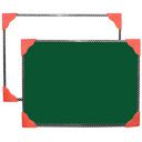YAJNAS Non Magnetic 8 inch x 11 inch Double Sided White Board and Chalk Board Both Side Writing Boards, One Side White Surface and Reverse Side Green Surface (8x11 Inches (Pack of 2)...