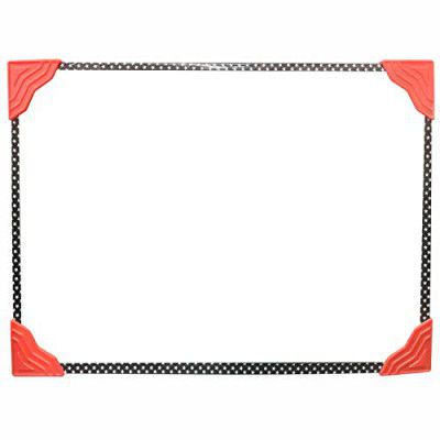 YAJNAS Non Magnetic 8 inch x11 inch Double Sided White Board and Chalk Board Both Side Writing Boards, One Side White Surface and Reverse Side Green Surface (8x11 Inches (Pack of 1)