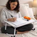 YAJNAS Writable Whiteboard & Laptop Table ...