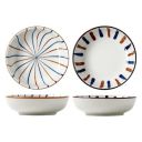 YANCI® Ceramic Dipping Bowls Set (Multicolor, Pack of 2)...