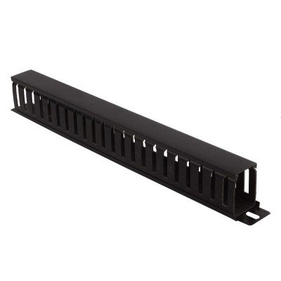 Yanmai 1U 22 Slot Rack Mount Horizontal Cable Manager Duct Raceway for 19 Server 