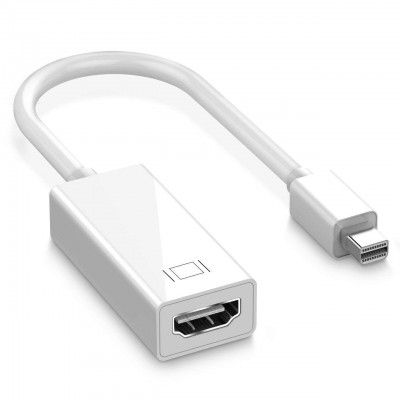 Yanmai Mini DisplayPort to HDMI Female Adapter for Apple MacBook MacBook Pro iMac MacBook Air Mac Mini Laptop
