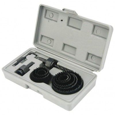 Yanmai Precision Wood Hole Saw Cutting Set: Accurate Drilling Tools for Woodworking (11 PCS, 19-64MM, MULTICOLOUR)0