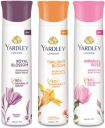 Yardley London Body Spray Tripack Body Spray-  For Women (450 ml, Pack of 3)