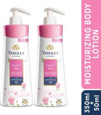 Yardley London by Wipro English Rose Moisturising Body Lotion (800 ml)