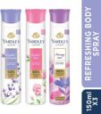 Yardley London Deo Tripack ,150ml (Buy 2 Get 1)(Morning Dew+English Rose+English Lavender)...