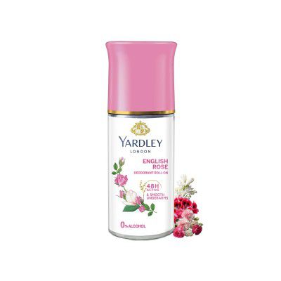 Yardley London English Rose Underarm Deodorant Roll On | 50ml