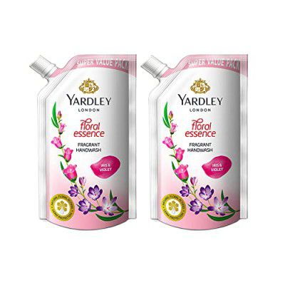 Yardley London Floral essence Iris & violet Fragrant Handwash Refill 750ml (Pack of 2)