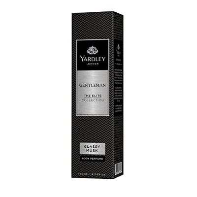 Yardley London Gentleman Classy Musk Body Perfume | The Elite Collection | 120ml