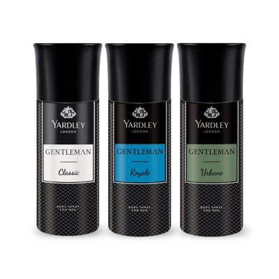 Yardley London Gentleman Daily Use Deodorant Body Sprays | 150ml Each