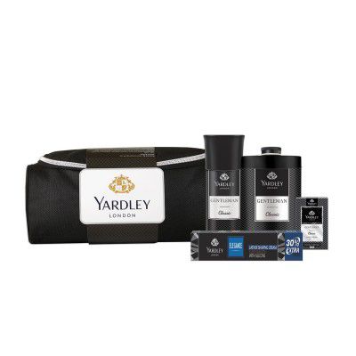 Yardley London Gentleman Range Gift Kit - Compact Perfume, Deo, Soap, Talc 320g + 168ml