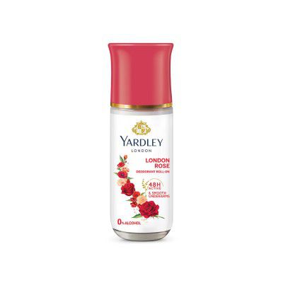 Yardley London London Rose Roll On Deodorant for Women 65ml