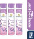 Yardley London Morning Dew Refreshing Body Spray 200ml Deodorant Spray (600 ml, Pack of 3)...