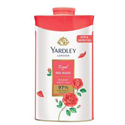 Yardley London Royal Red Roses Perfumed Talc Smooth Texture| 250g