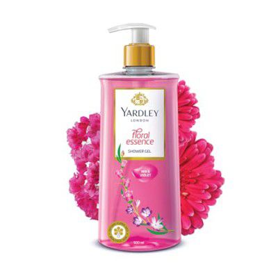 Yardley London| Shower Gel - 500ml, With Natural Floral Oils Of Iris & Violet | No Parabens| No Silicones