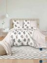 YASHI DÉCOR Cotton Double King Bedsheet (Pack of 1, Multicolour)...