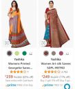 Yashika Women Sarees up to 92% off...