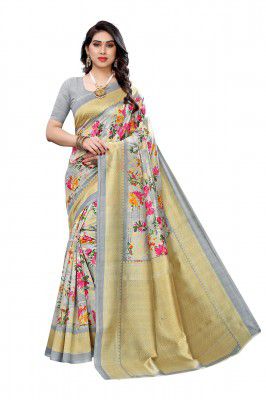 Yashika Women's Art Silk Saree (AIR Mustard Pack of 2