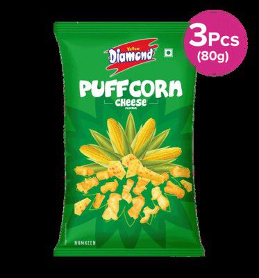 Swiggy Instamart : Yellow Diamond Cheese Flavoured Puffcorn