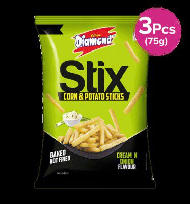 Swiggy Instamart : Yellow Diamond Corn And Potato Stix